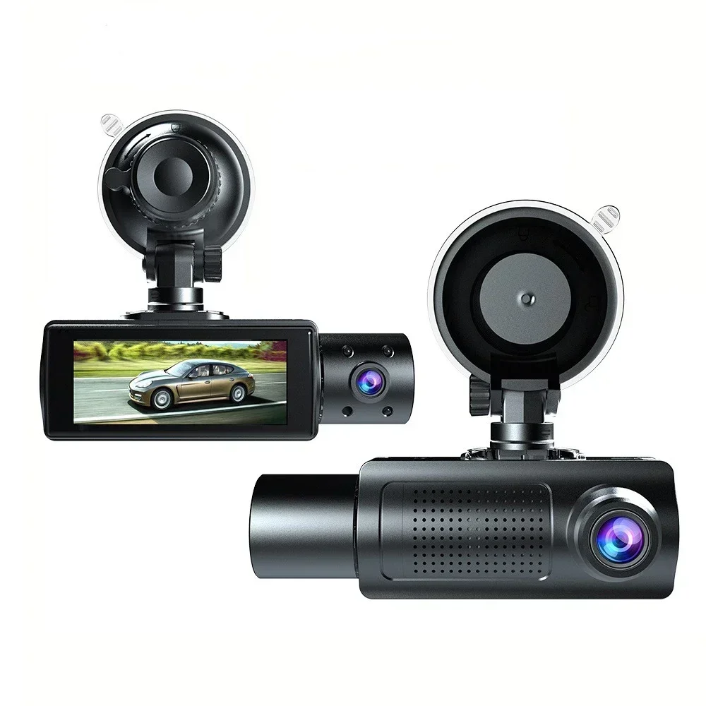 

Battery Driving Recorder View Heavy Duty Full Hd Front And Rear 3.16Inch 3 Camera Dual Dashcam For car accessories