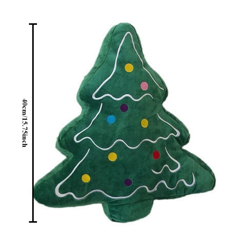 クリスマスツリー枕 お祭りムード ソファ リビングルーム 昼寝枕 装飾品 ぬいぐるみ オーナメント 人形 クリスマス アルモファダ