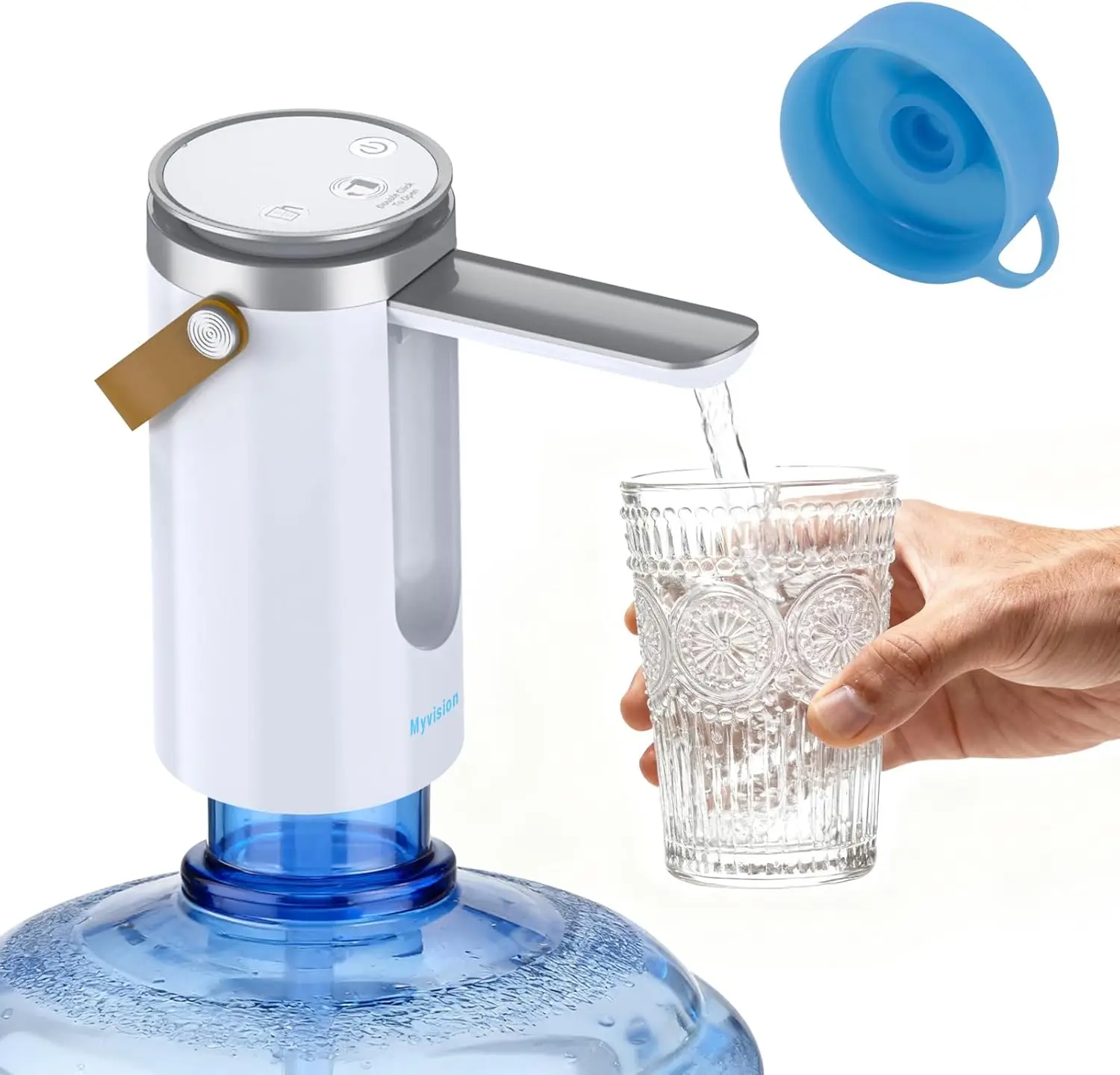 

Портативный водяной насос USB для бутылки на 5 галлонов — электрический кувшин-насос для дома, офиса, кемпинга, кухни, гостиной