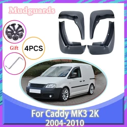 Car Mudguards For Volkswagen VW Caddy 2K 2004-2010 2007 Mud Flaps Rear Fender Wheel Guard Splash Guards Tuning Car Accessories