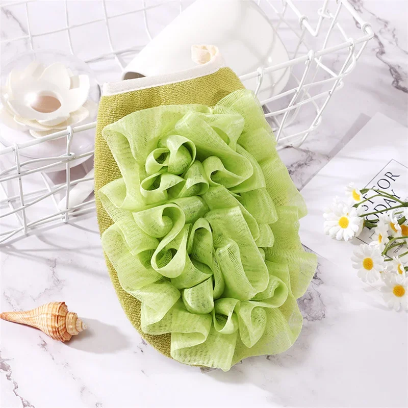 1PC Scrub Exfoliating Gloves For Shower Cleaning Scrub Mitt Rub Dead Skin Body Brush Towel SPA Foam Body Massage