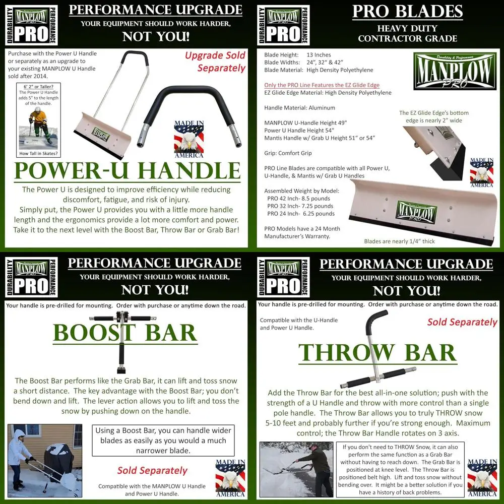 

32-дюймовый профессиональный толкатель для удаления снега