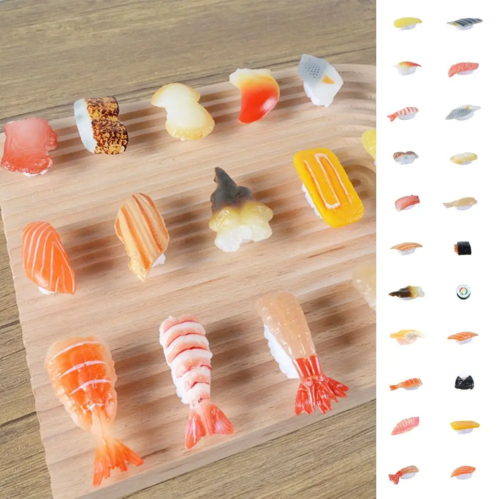 Simulación de comida japonesa, modelo de Sushi, bola de arroz, juego de simulación, cocina, juguetes de cocina, comida de imitación, juguetes para niños/