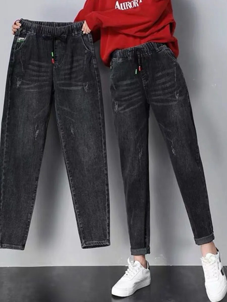 conjunto-de-dos-piezas-de-pantalones-largos-de-mezclilla-con-forro-polar-cintura-elastica-gruesa-estilo-harem-para-otono-e