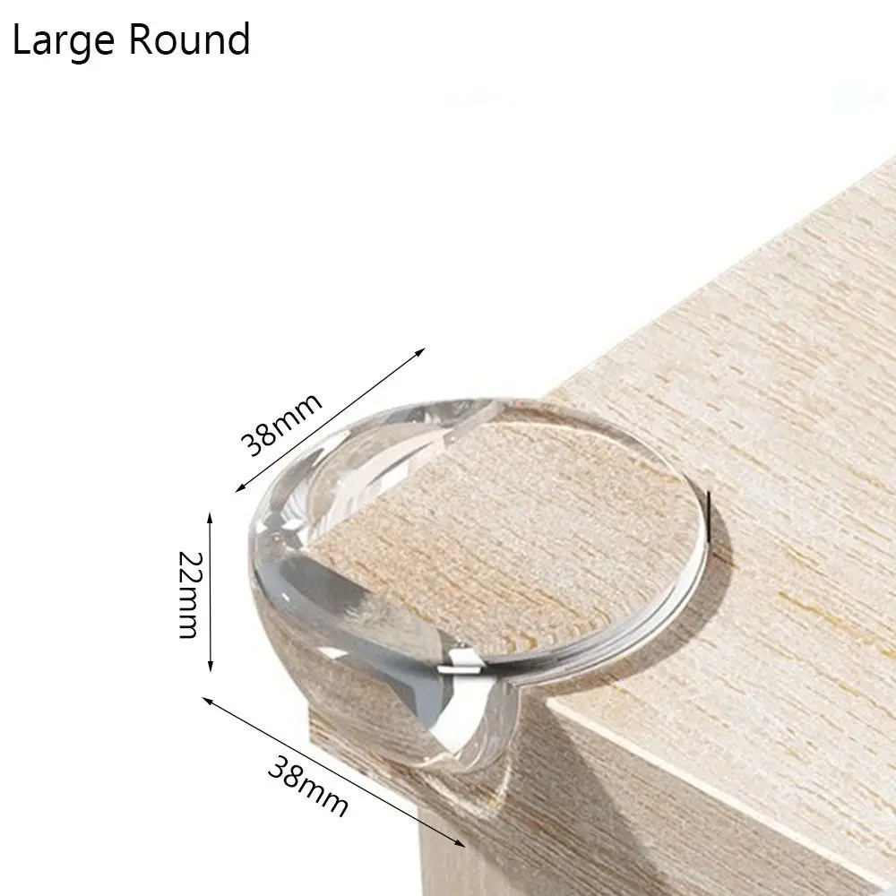 

4Pcs Children Security Silicon Safety Corner Guards Anticollision Strip Table Corner Protector Edge Protection