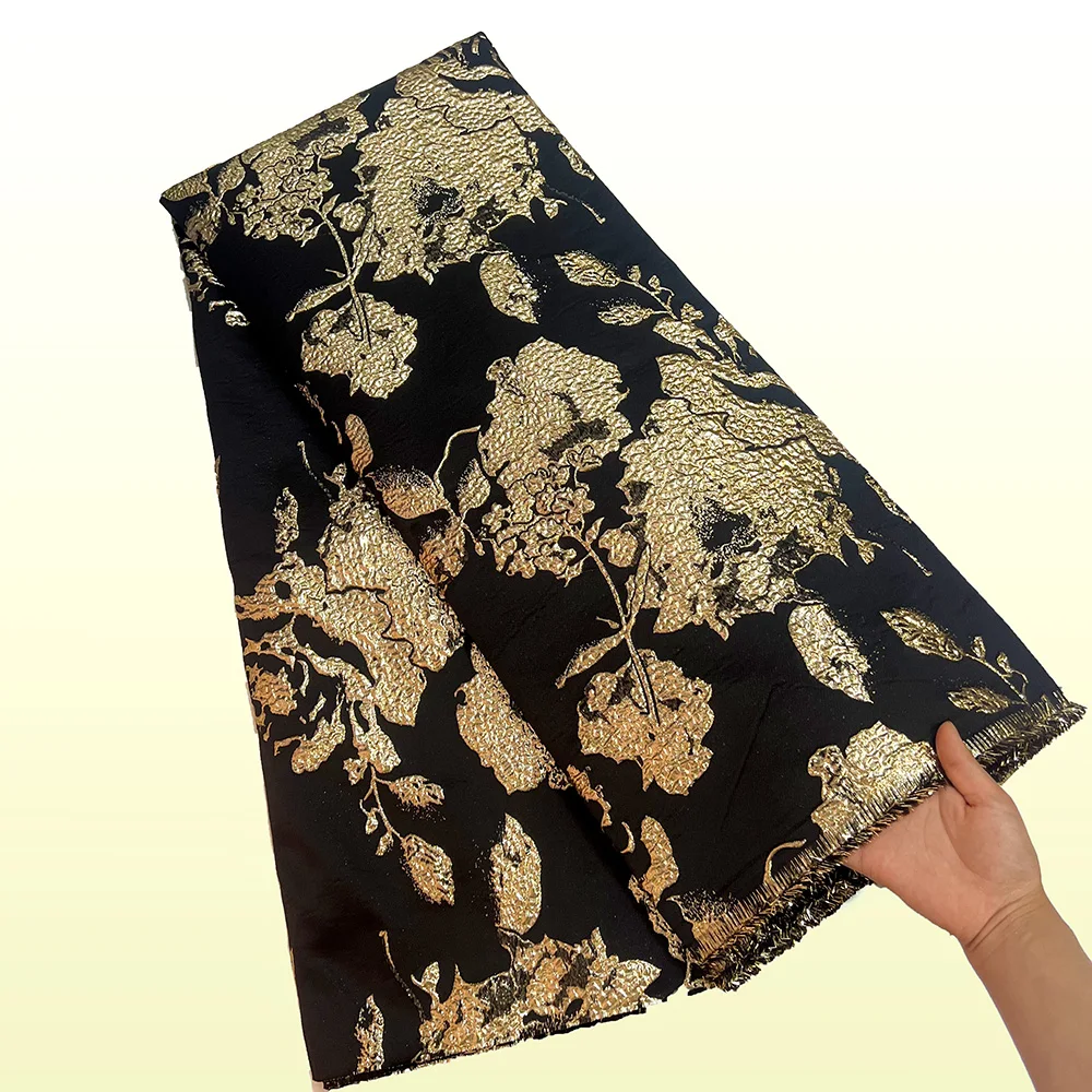 ผ้าลูกไม้ฝรั่งเศสปักลาย 5 หลา พร้อมเลื่อม 1 ชิ้น ผ้าลูกไม้แอฟริกันล่าสุดปี 2025 สำหรับไนจีเรีย