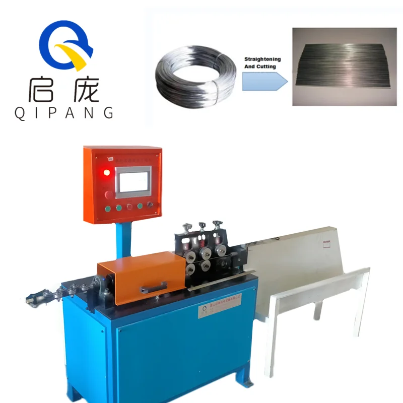 QIPANG 6mm Wire Straightening and Cutting Machine Automatic Flying Shear Quick Straightener Wire Cutter Tool Supplier