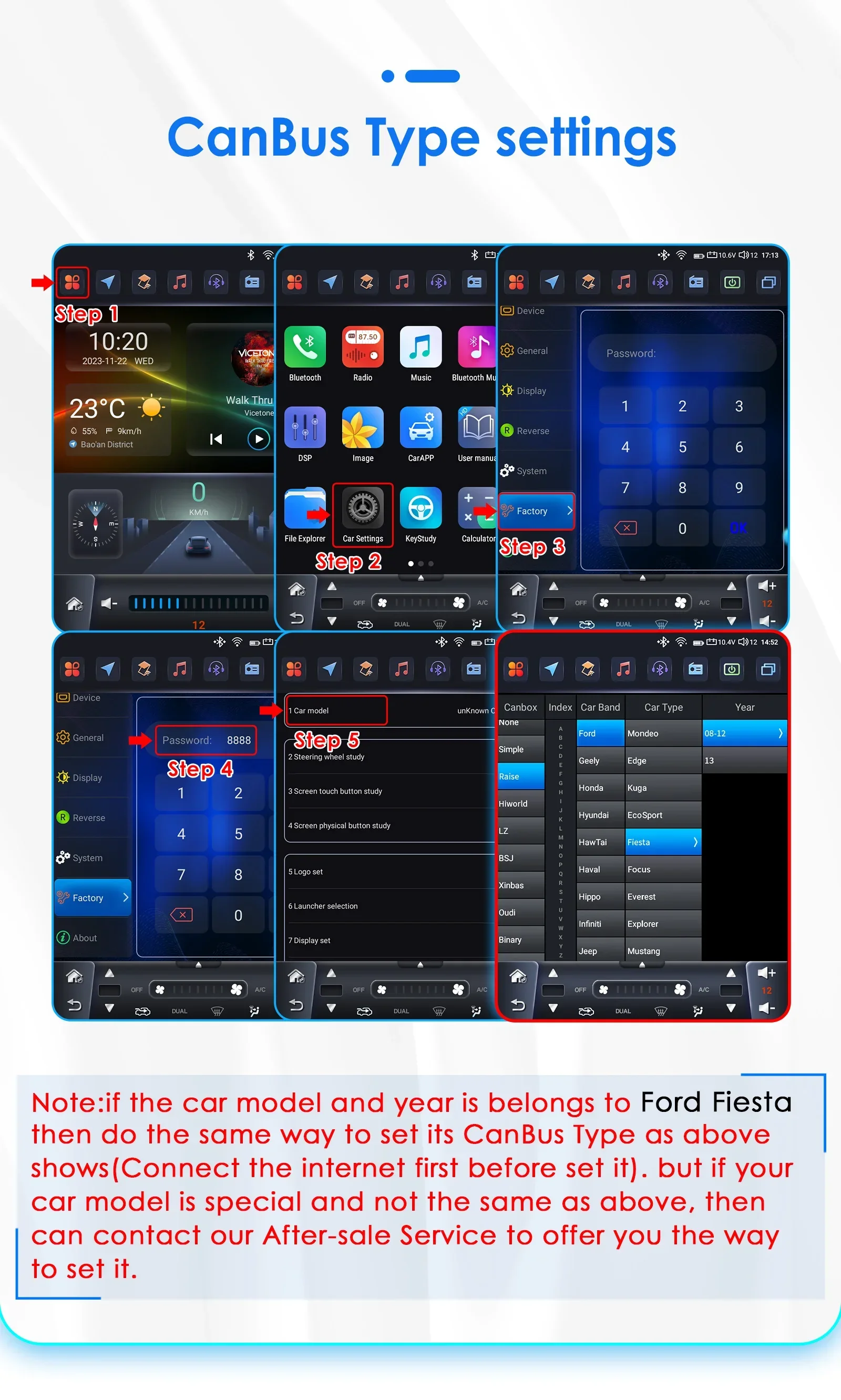 Hizpo 2Din Android 14 Auto-Multimedia-Player für Ford Fiesta MK7 2009–2016 GPS Carplay 4G AI Intelligenter Bildschirm Autoradio 360 Cam – Detail 38