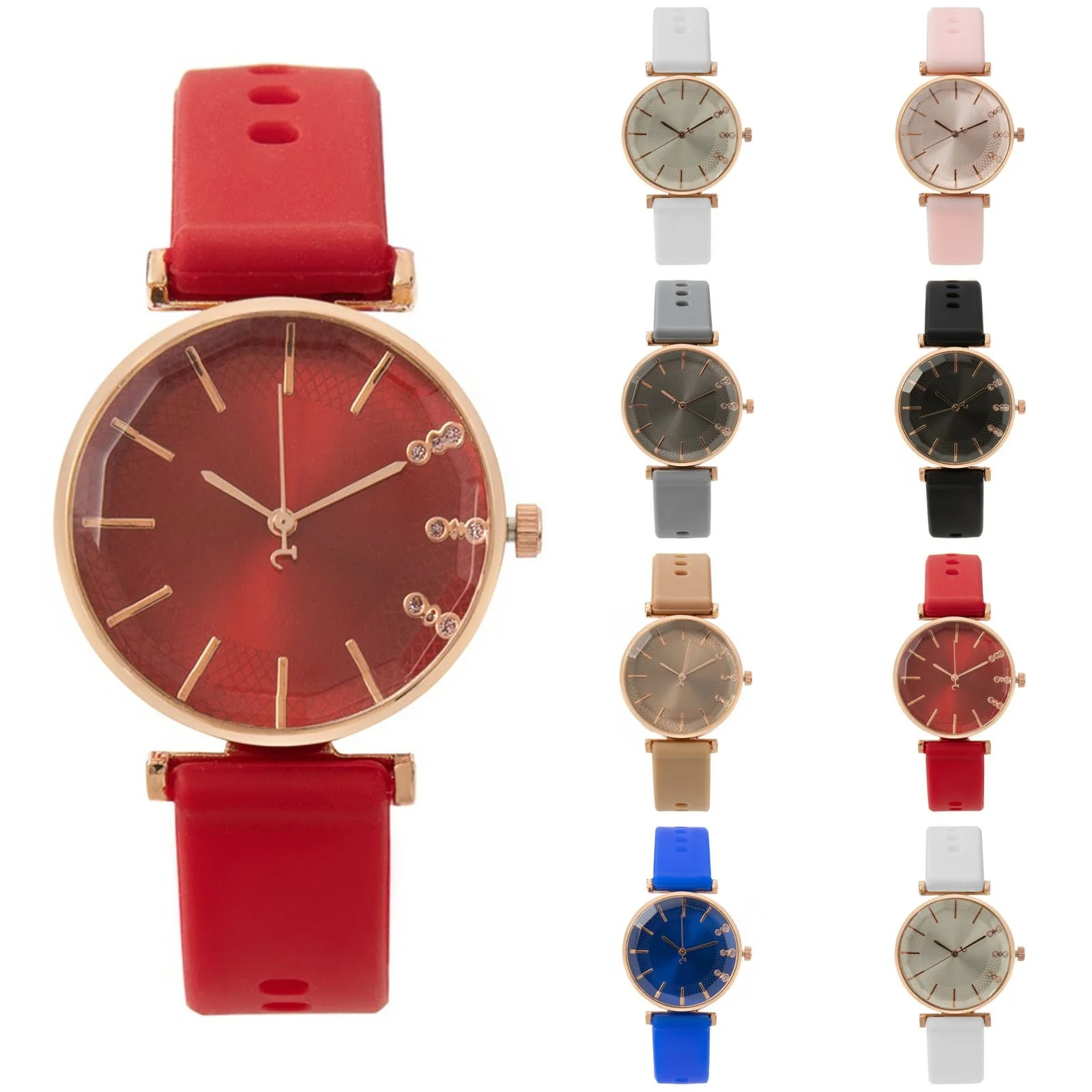 

Женские модные простые стильные часы, повседневные хит продаж, женские кварцевые часы, новые популярные силиконовые наручные часы с эластичным ремешком