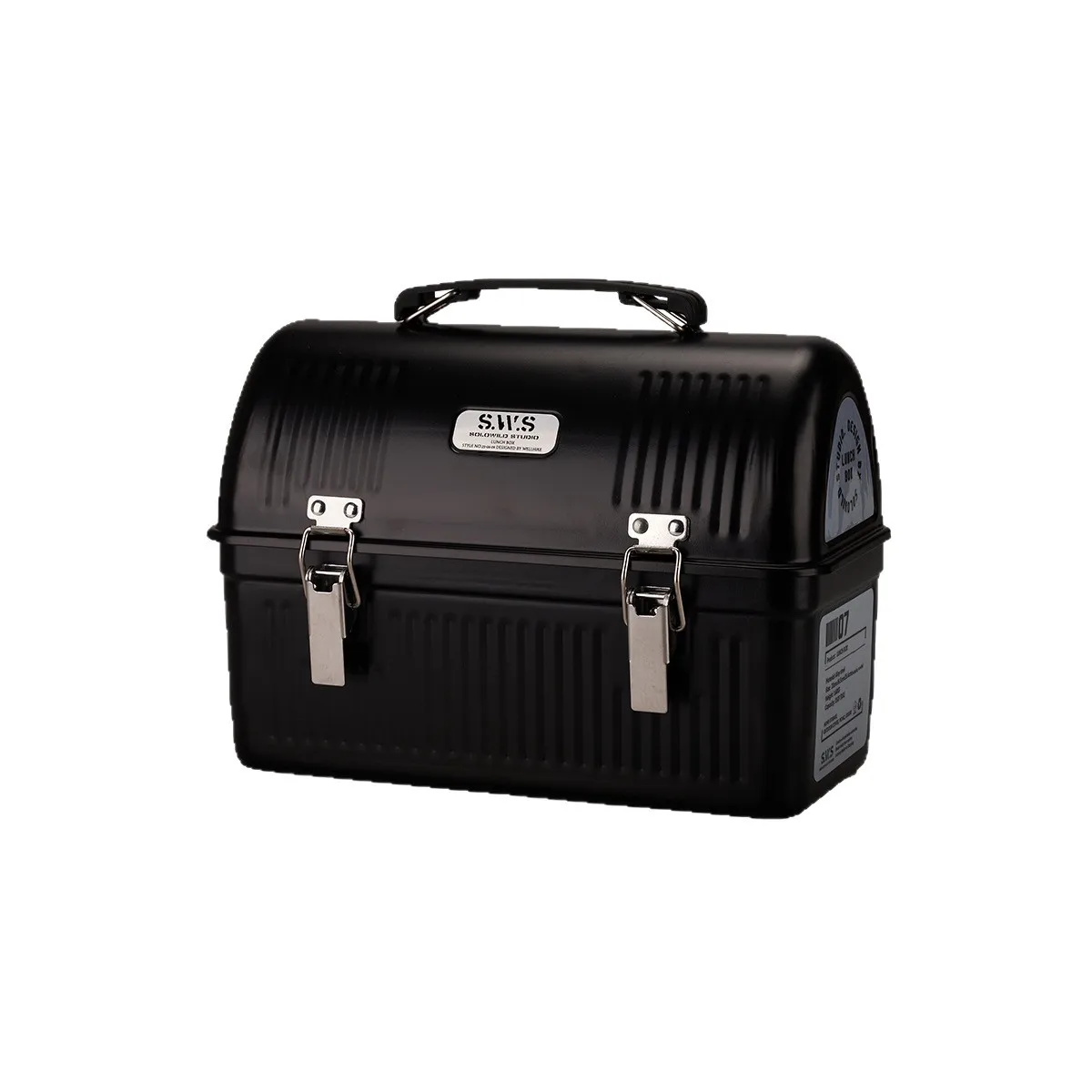 Small Fishing Coffee Tea Equipment Storage Box Outdoor Storage Wilderness Metal Lunch Box Vintage Camping