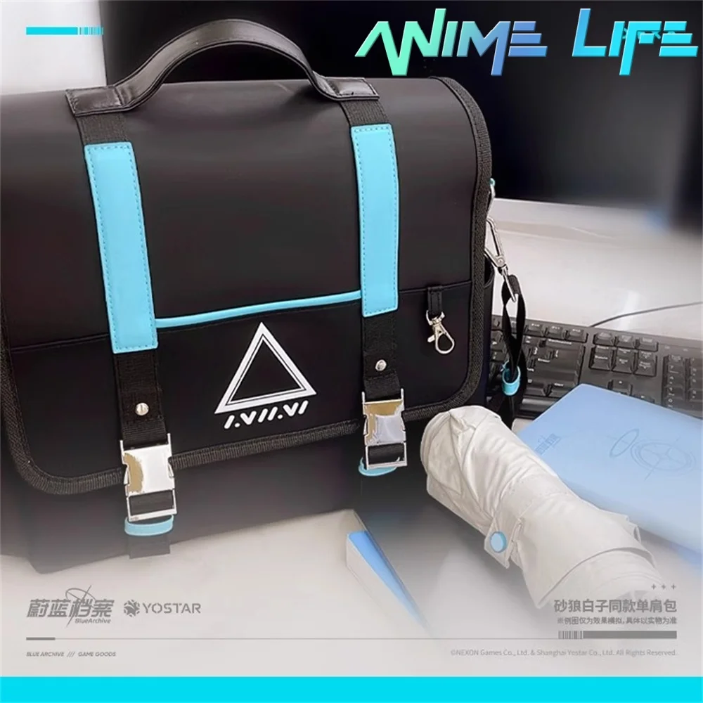 

Game Blue Archive Sunaokami Shiroko Shouder Bag For Women Handbag Tote Bags JK Props Original Cartoon Cosplay
