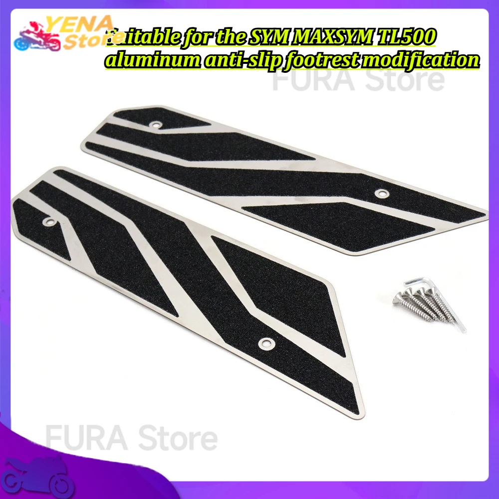 

The motorcycle footrest is suitable for the SYM MAXSYM TL500 aluminum anti-slip footrest modification.