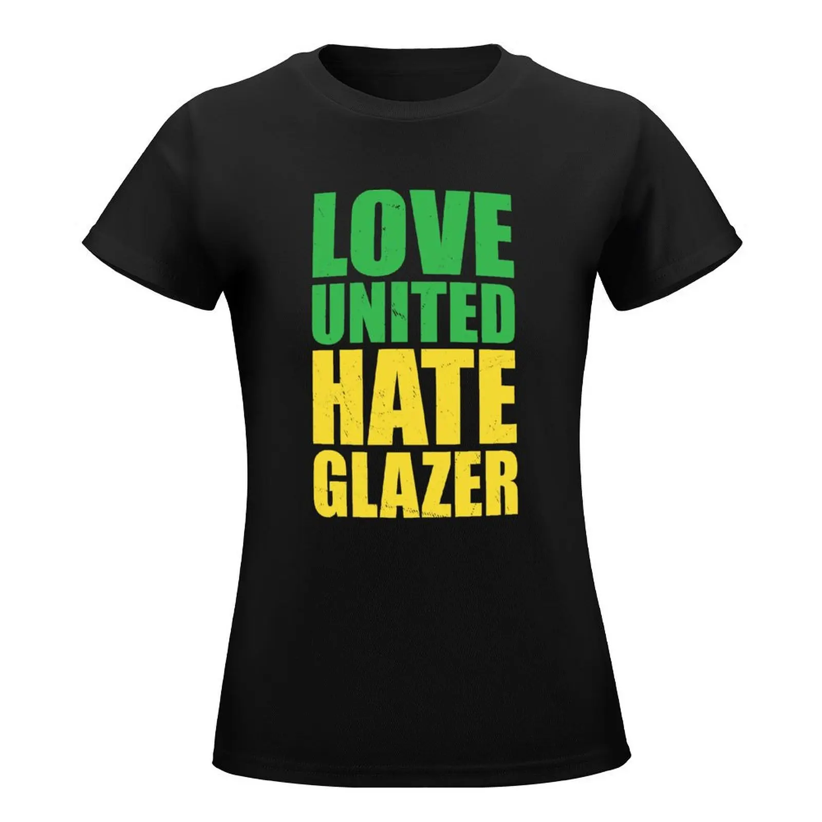 Love United Hate Glazer T-Shirt animal print shirt for girls Short sleeve tee plus size tops oversized ariat shirts for Women