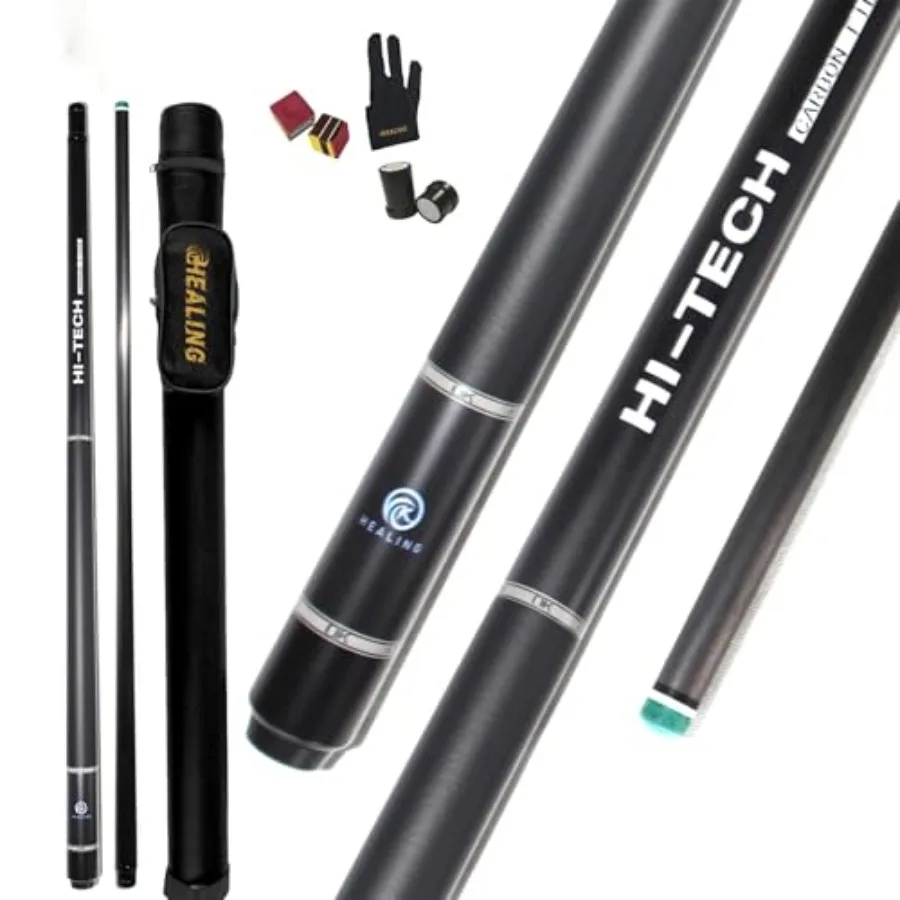 

Professional Grade Carbon Fiber Cleat with 12.4mm Head 58 Inches Long Weight Range 21-20 Oz Perfect for High-Performance Pool A