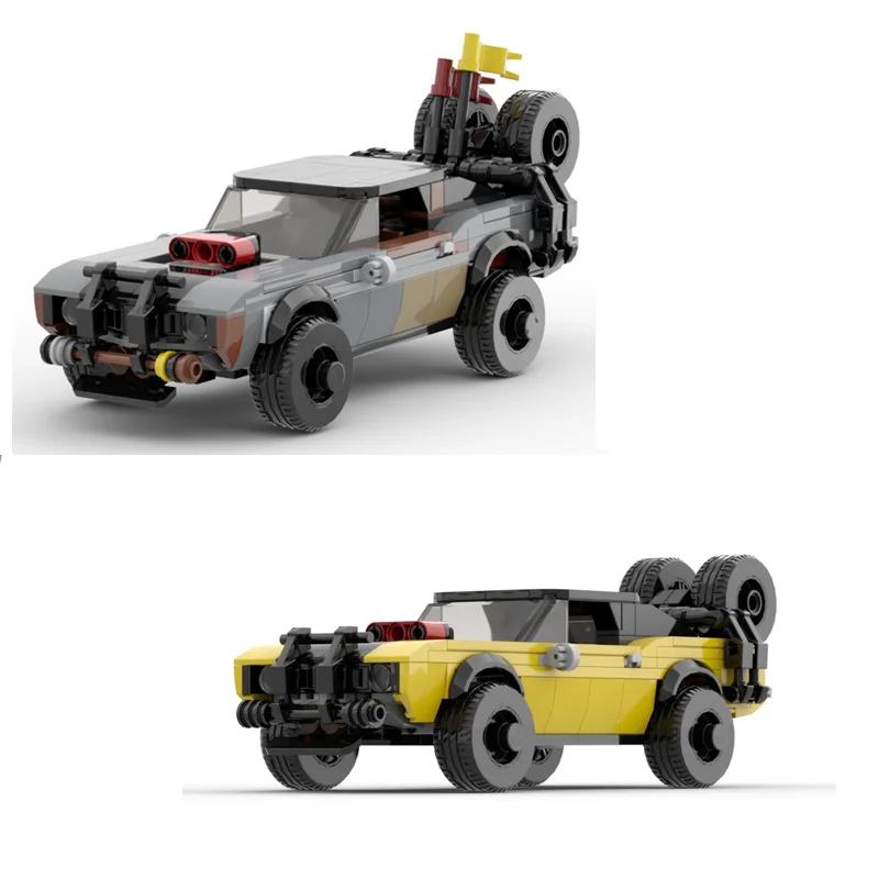 

Brand new MOC vehicle movie speed champion muscle car anime puzzle toy children's building blocks birthday gift