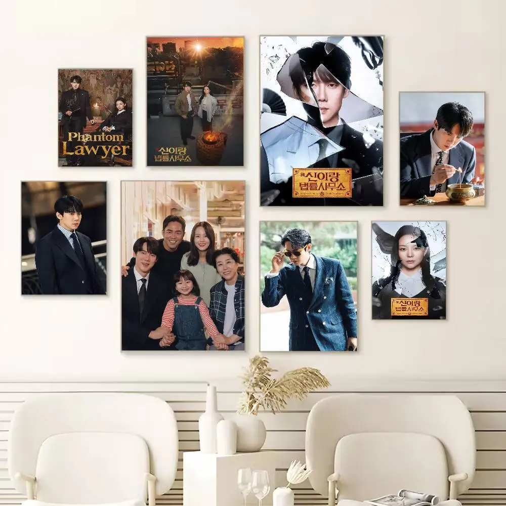 Kdrama P-phantom lawyer Poster Versatile HD Waterproof Wall Art Self-Adhesive Decor for Any Space Ideal Gift