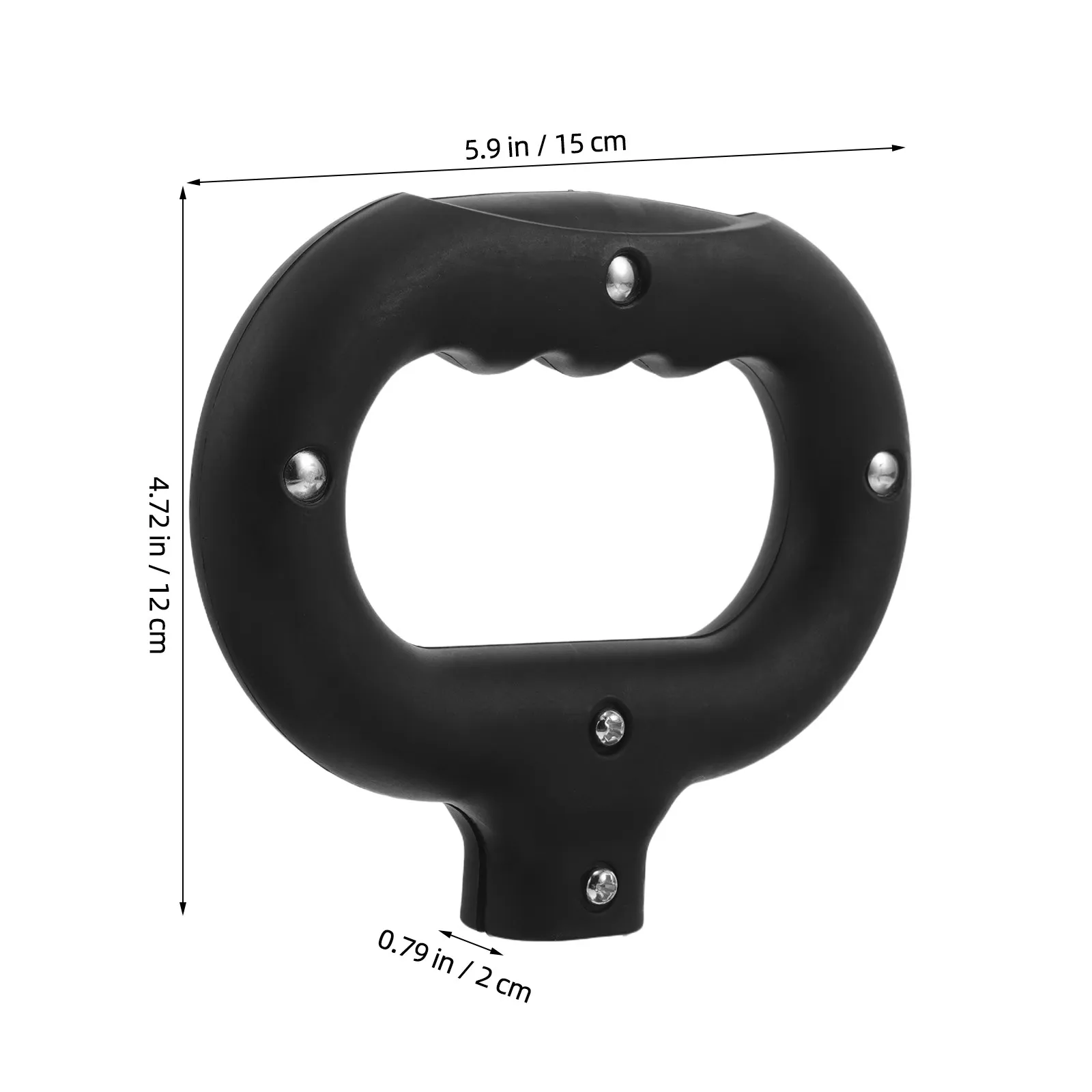 Fotografia 5: 1 Conjunto de Extensão de Alça para Carrinho de Camping com Punho Antiderrapante e Fivela de Travamento Segura para Substituição de Alça de Carrinho de Bagagem e Carrinho de Jardim