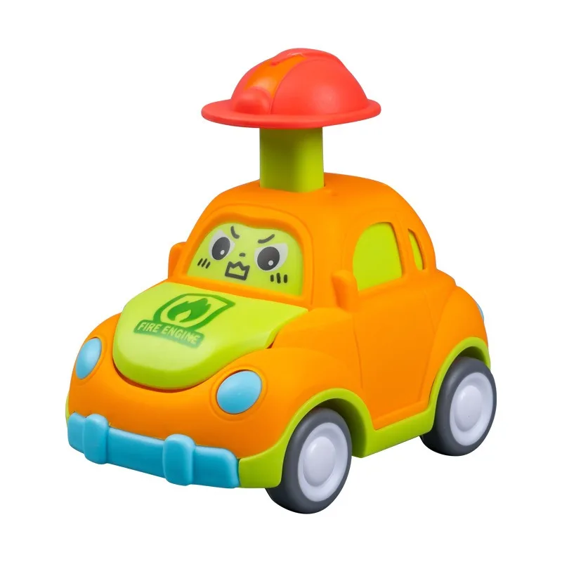 

Baby Cartoon Toy Car Mini Press Go Vehicles Inertia Pull Back Cars Montessori Early Education Crawling Toys for Toddlers Boys