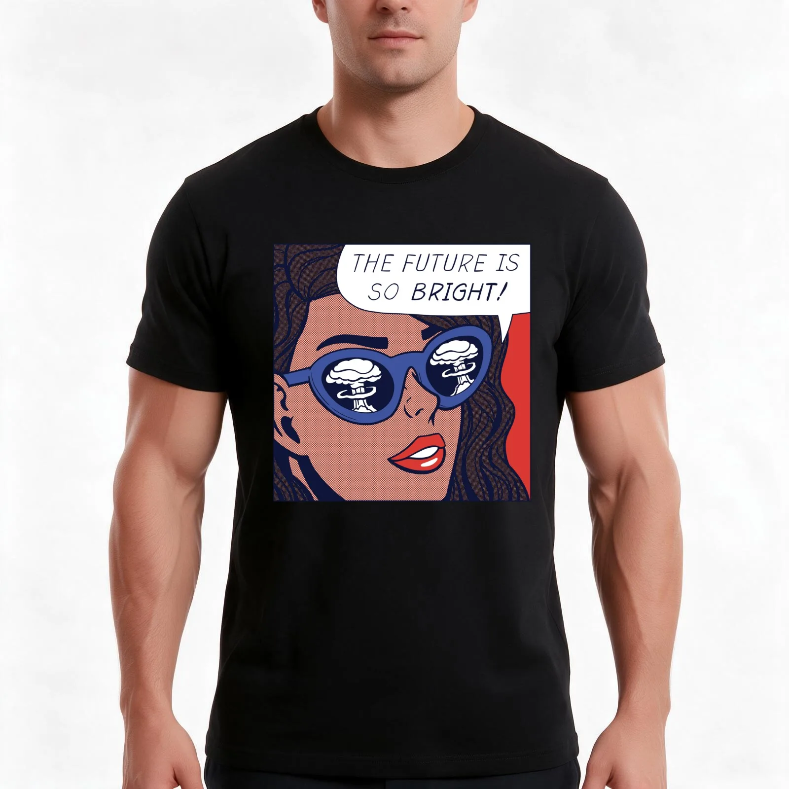 Pop Optimism Girl T-Shirt, Summer Casual Cotton Tee, Oversized Streetwear Tops, Vintage Graphic Print, Loose Fit Short Sleeve