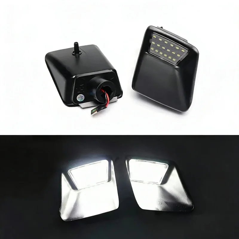 

2pcs 6000K White LED License Number Plate Lights Lamps for Chevrolet Colorado 2004-2010 2011 2012 Pickup Truck Auto Accessories