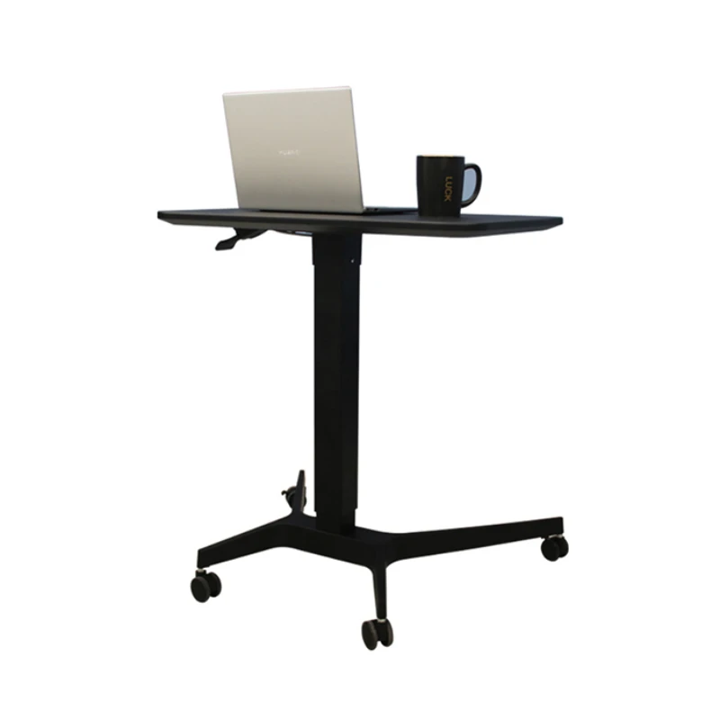 

Mobile column lift table standing computer workbench Ergonomic training presentation desk