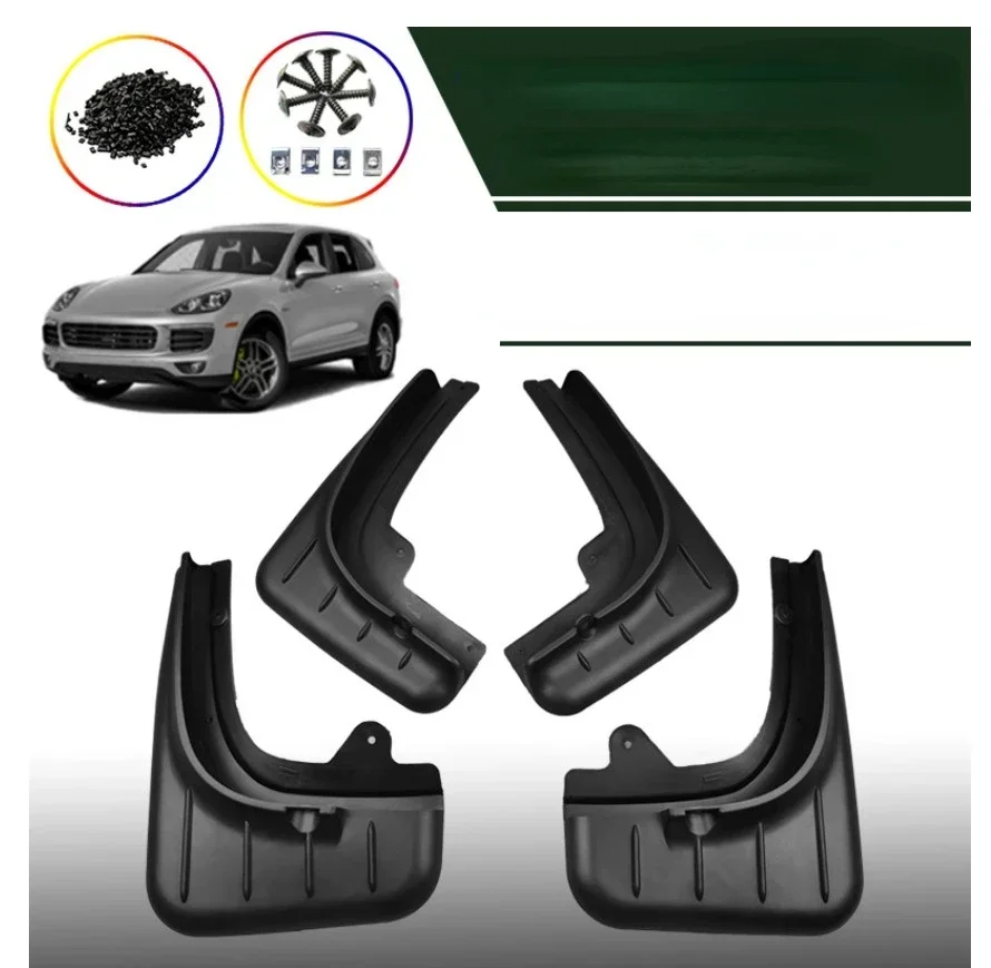 Top Quality Mudflaps for Porsche Cayenne 2011 2012 2013 2014 2015 2016 2017 Car Fender Flares Splash Guards Mud Flaps Mudguards