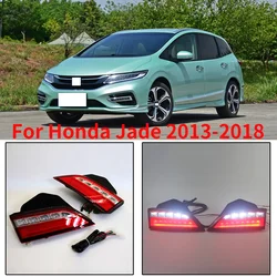 CAPQX 2PCS/set For Honda Jade 2013-2018 LED Rear inner Taillight Brake Tail Light stop light Headlamp Headlight
