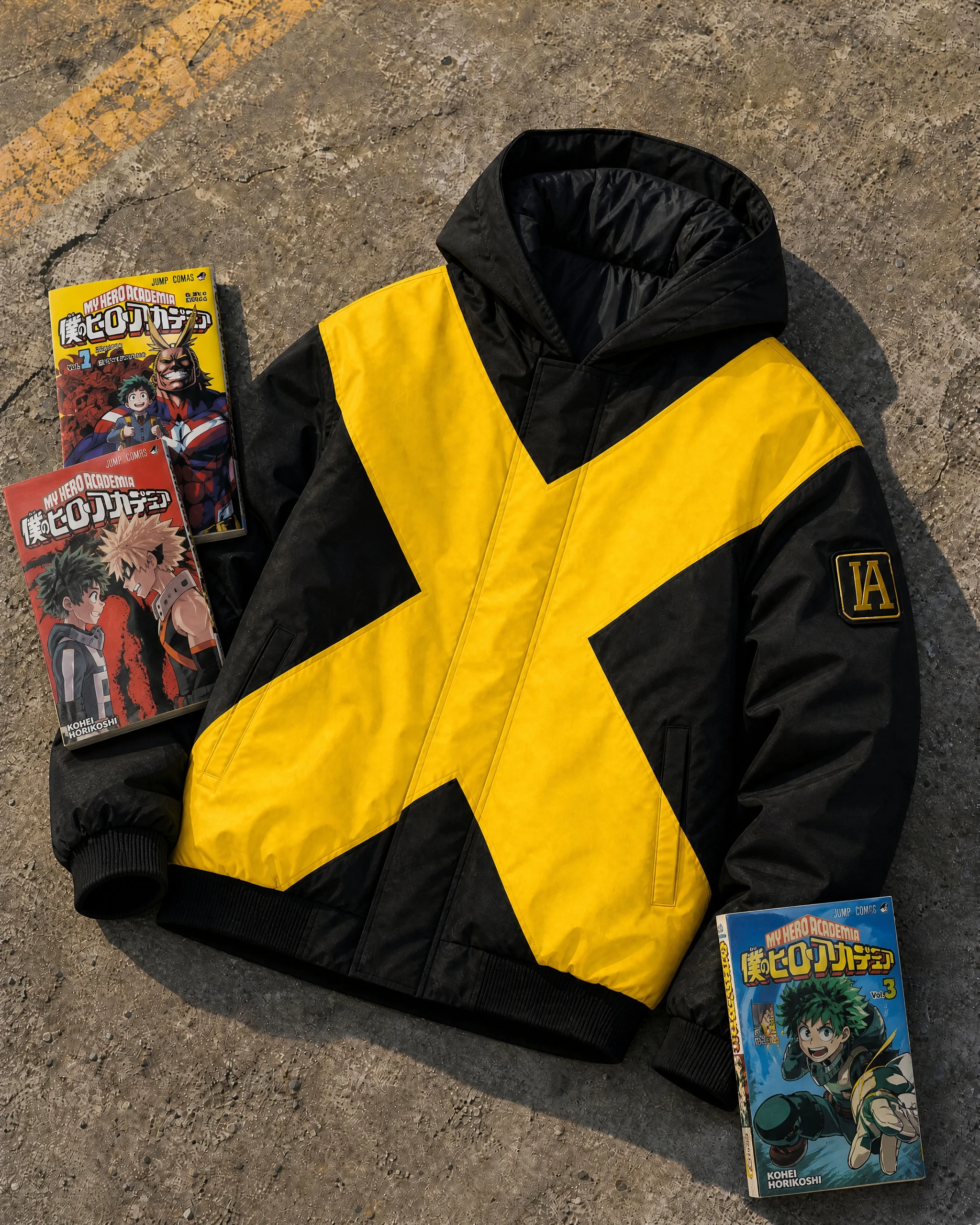 Harajuku Yellow Patch Y2k Bomber Jacket Contrast Color Hip Hop Oversized Zipper Hoodie Hip Hop Retro Casual Couple Sweatshirt