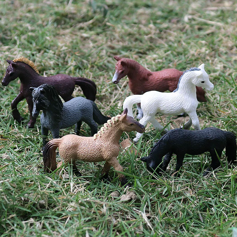 Oenux Solid Animals Action Figures Wild Ocean Insect Model Set Dinosaur Butterfly Fish Bird Turtle Frog Lizard Figurki Kid Toy