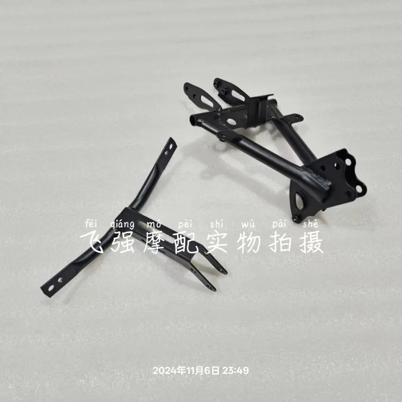 For Qjmotor SRT600SX Motorcycle Accessories SRT600 SX Headlight Bracket Headlight Welding Bracket Assembly Front Frame