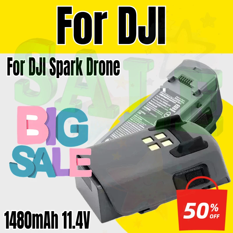 

Battery for DJI Spark Drone 1480mAh 11.4V