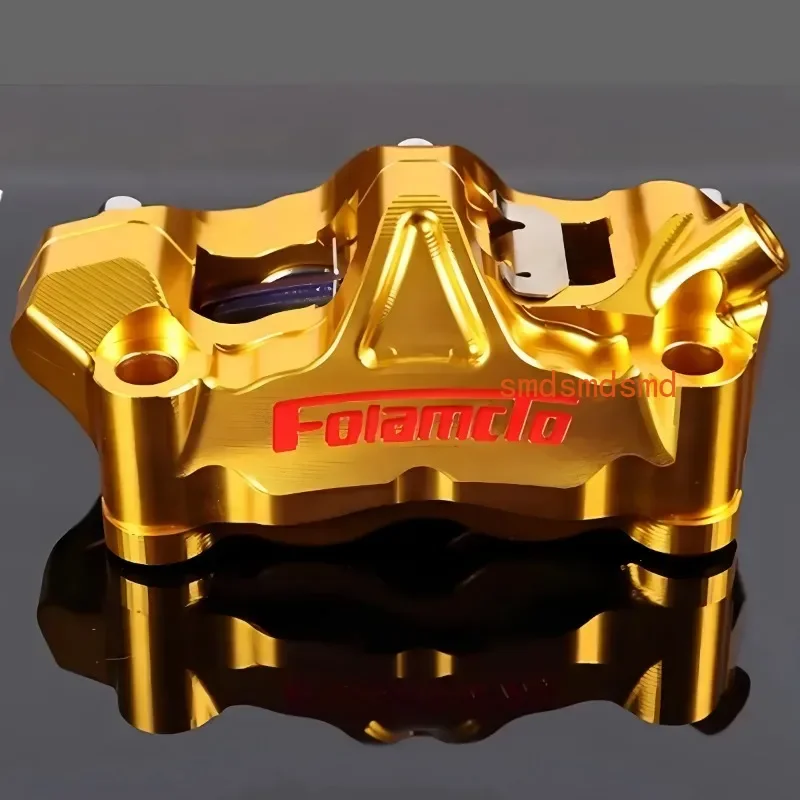 100mm Pitch 4 Piston Motorcycle Disc Caliper 4x30mm CNC Brake Caliper Pump for Yamaha Kawasaki GP4 Frando Modification