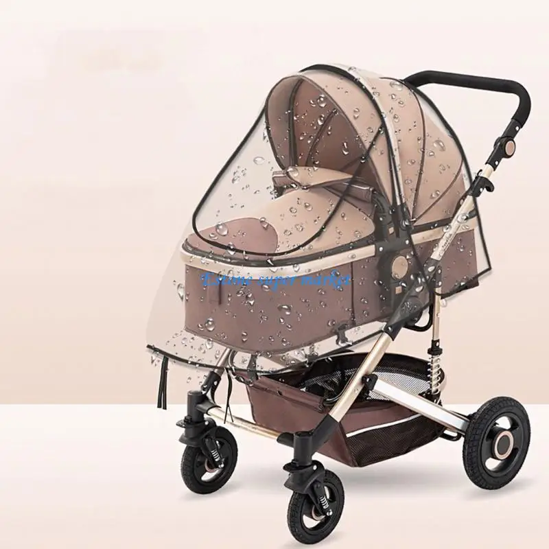 090B Baby Travel Breathable Stroller Rain Cover Baby Car Weather Wind-Shield Protect Snow Universal