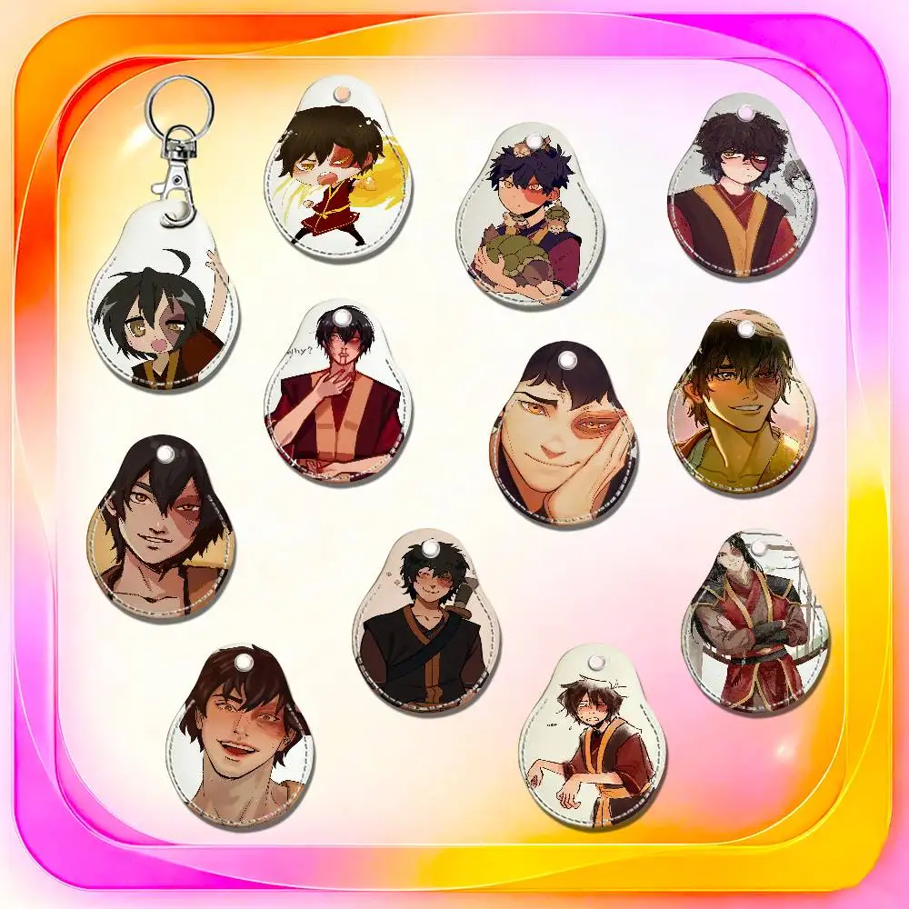 For Zuko For Air Tag Case Card Holder Keychain ID Badge Credit Bank Access For AirTag Case Shell