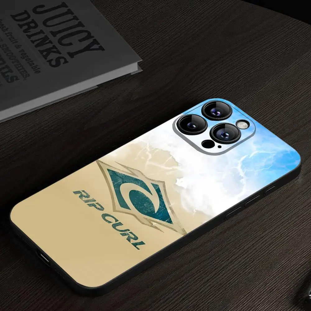 MINISO-funda de teléfono Surf Beach Rips Curls para IPhone 15 16 13 Pro Max 14 12 11 Xr X 8 7 6 Plus, funda trasera de lujo
