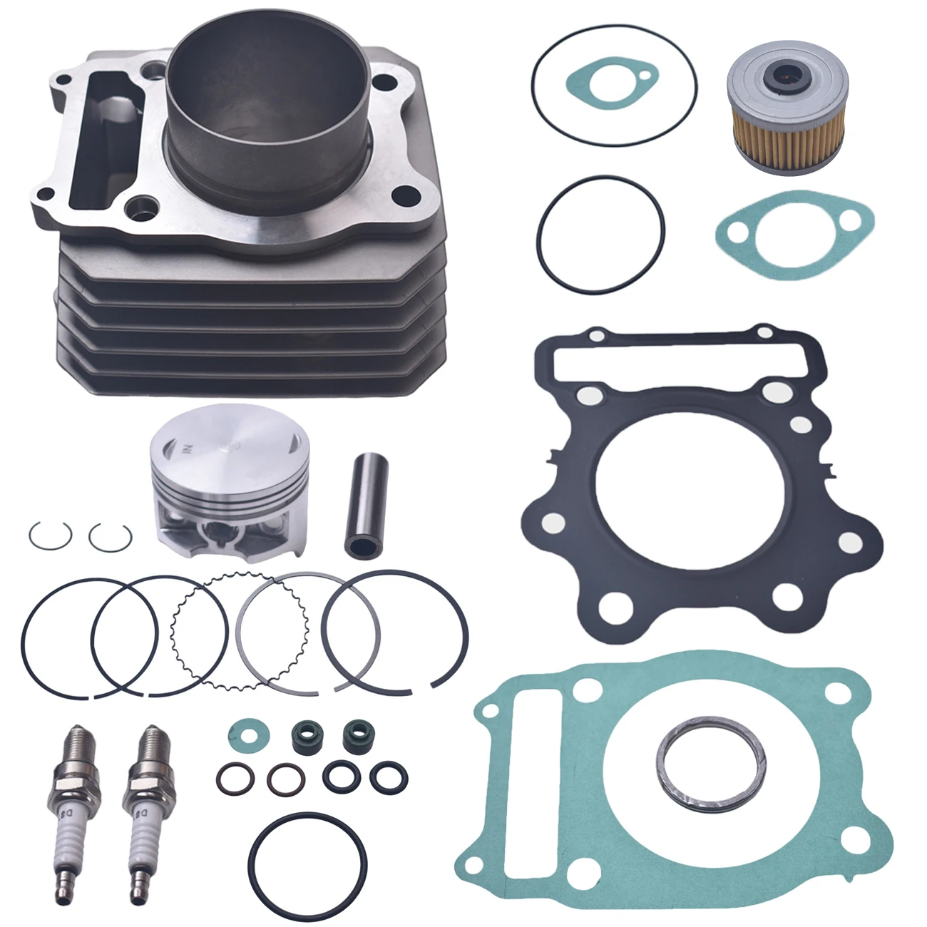 sthus Cylinder Piston Top End Repair Compatible Kit For Honda TRX300 TRX 300 Fourtrax FW 4x4 2x4 Four-Wheel 1988-2000