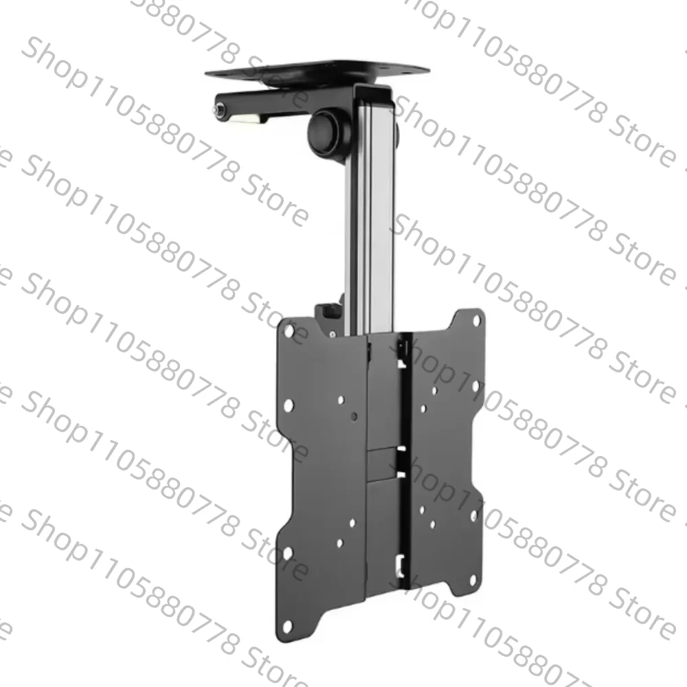 RV TV Ceiling Mount Swivel Fold-Up Retractable With Flexible Sliding Rails for 17"-37" TVs Under Cabinet Pitched Roof Camper