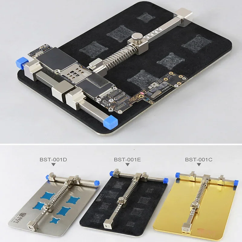 Gabarit de carte de circuit imprimé en acier inoxydable, soudure, dessoudage, support de réparation de PCB, appareils, outil de réparation de