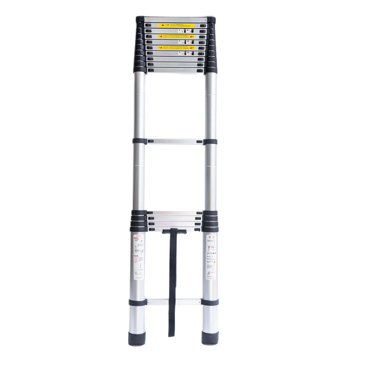 

Telescopic ladder Aluminum alloy joint herringbone ladder Household folding staircase Single-sided straight ladder Bamboo