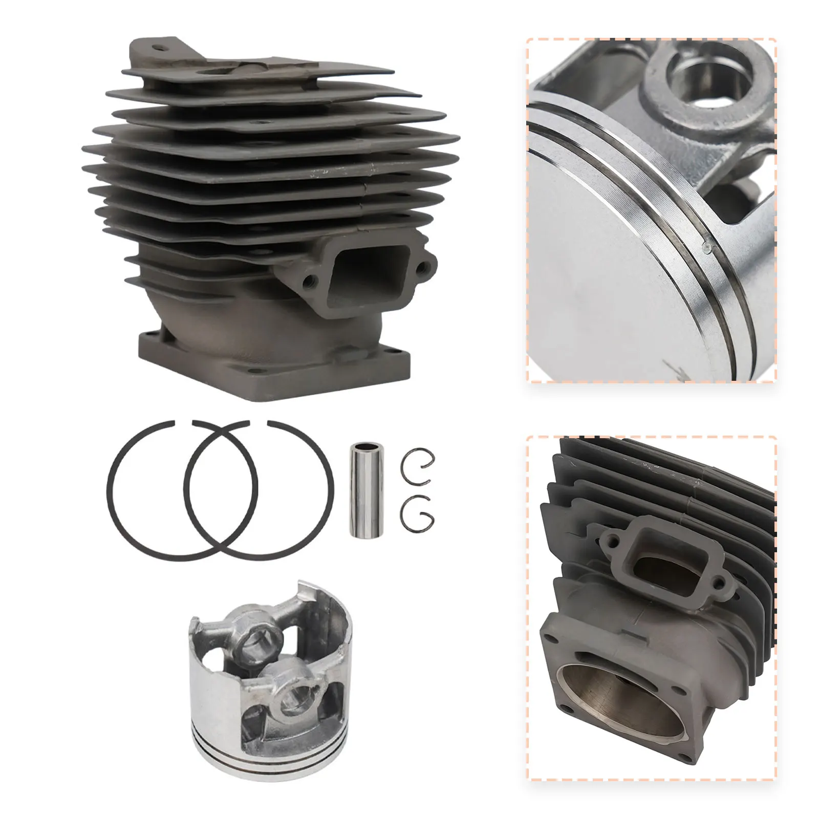 High Quality Replacement Part Brand New MS461 Chainsaw #11280201250 Cylinder Piston Pin Piston Kit Cylinder Nikasil