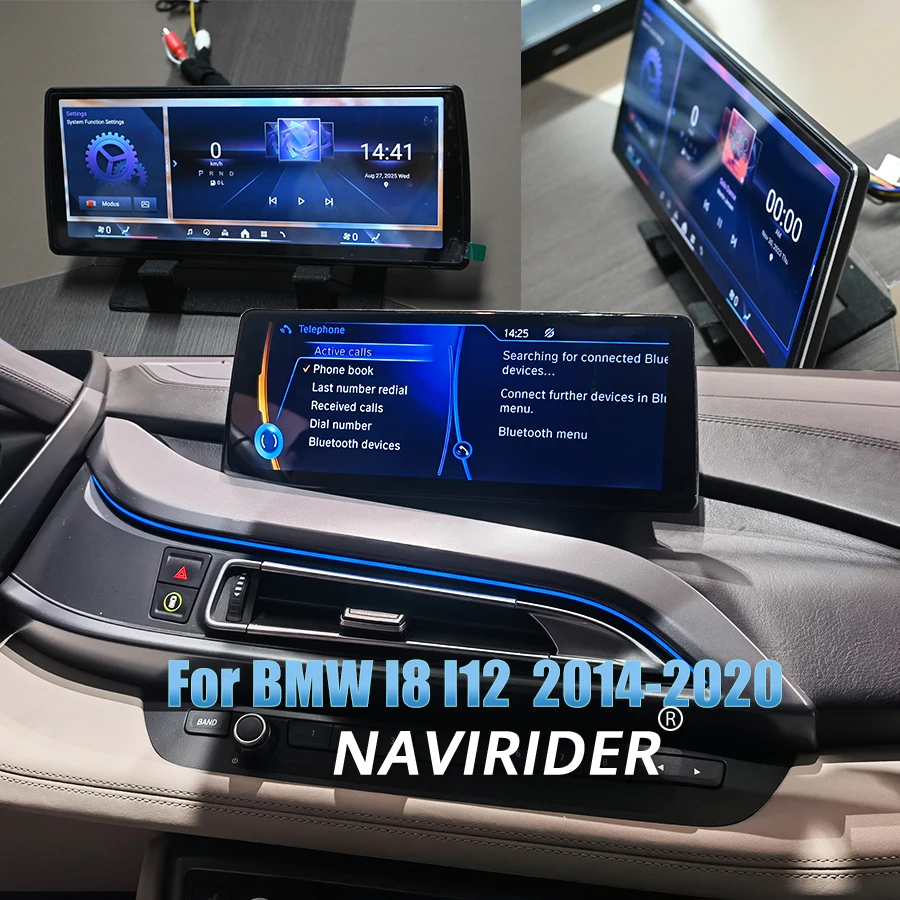 

10,25 " Qualcomm 685 Android14 для BMW I8 I12 2014-2020 NBT/EVO автомобильный мультимедийный плеер радио GPS-навигация головное устройство авто Carplay