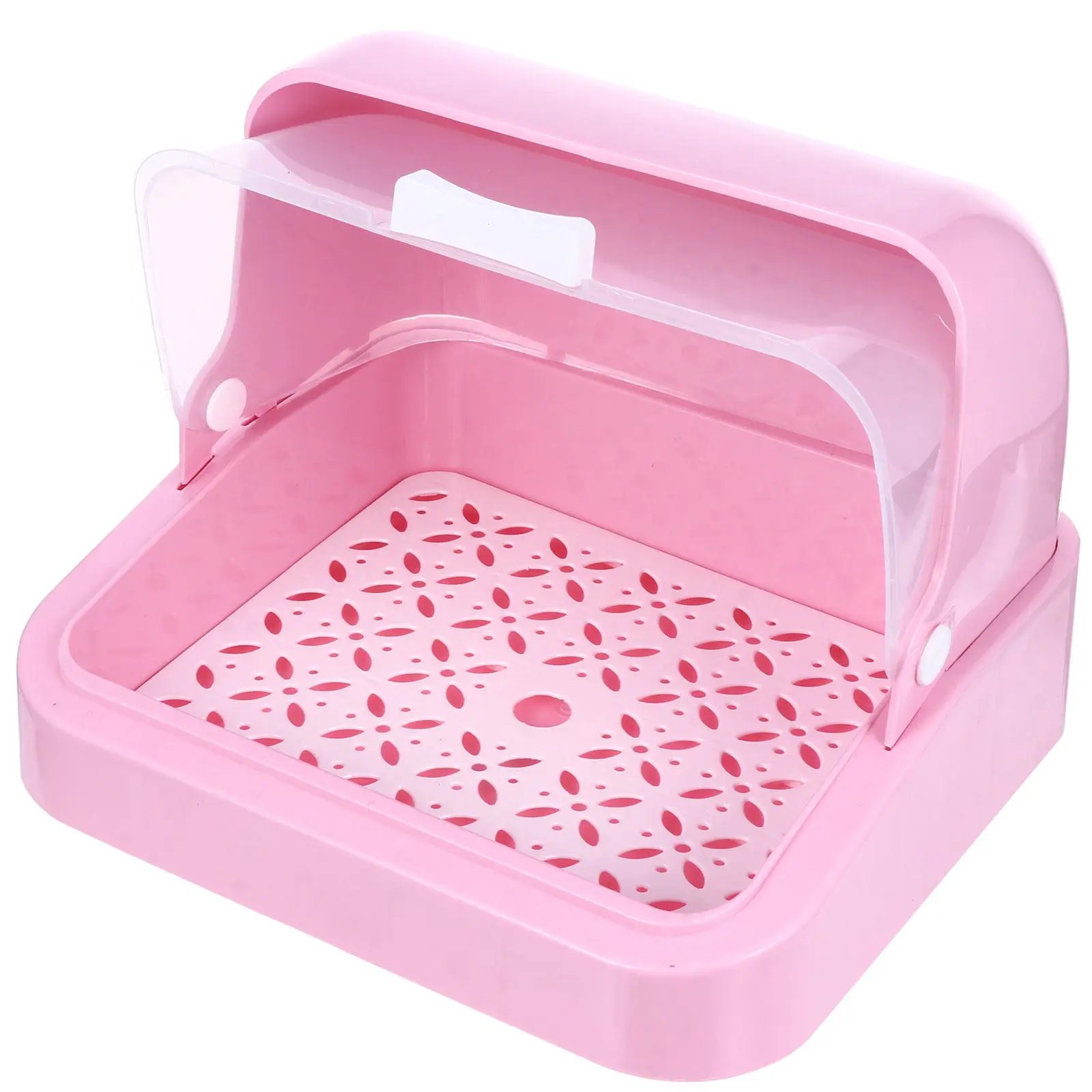 1Pcs Bottle Storage Box High Quality PP Material Sealed Dustproof Moistureproof Large Capacity Draining Tray Feeding Bottle