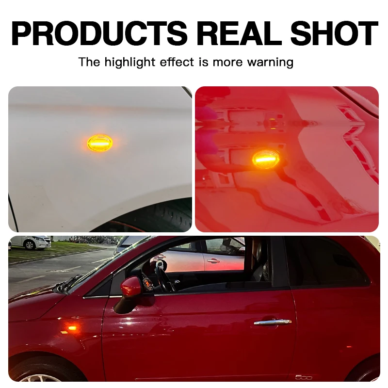 2Pcs Led Side Marke…