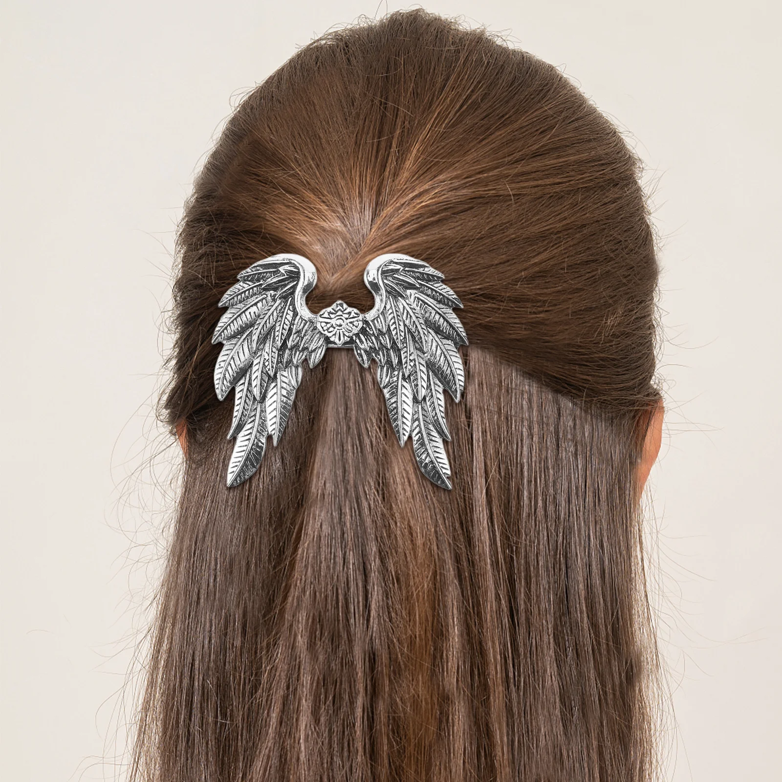 

2Pcs Metal Viking Wing Hair Clips Gothic Festival Retro Hairpin Braided Hairstyle Wedding Hair Accessories Cosplay