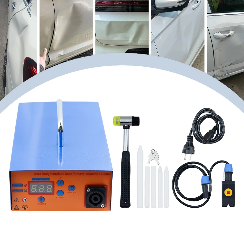 Autolack-Dellenreparaturwerkzeug 1380W Automotive Elektromagnetische Induktions-Dellenreparaturmaschine Magnetischer PDR-Heizer Heißbox – Detail 9
