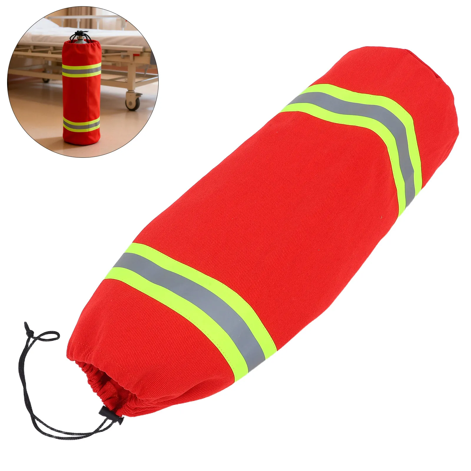 Outdoor Fire Blanket Fireproof Resistant Kitchen Retardant Camping Halloween Christmas New Year 8L Firefighter Air Cylinder