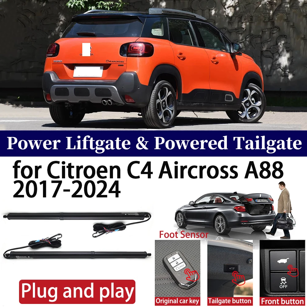 

for Citroen C4 Aircross A88 2017-2024 Car Auto Power Electric Tailgate Liftgate Lift Trunk Closer System Boot Lift Motor Kit
