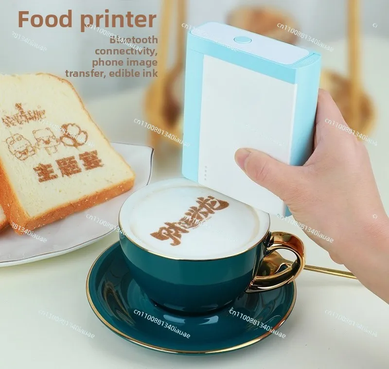 Handheld Food Printer Coffee Latte Art Bread Chocolate Pattern Edible Food Printer