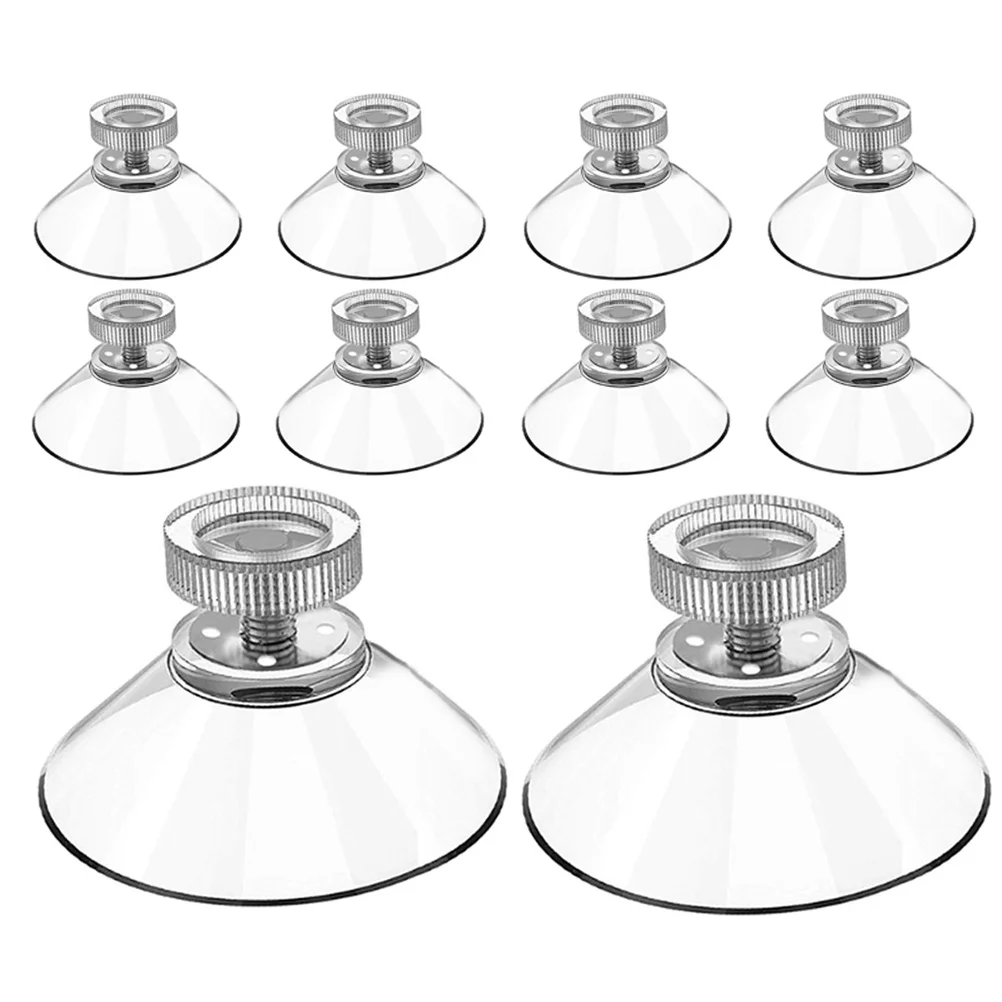 

10pcs Cup Holder Plastic Sucker Pads For Window Glass Mirror Bathroom Kitchen Storage Organizer Suction Pads Glass