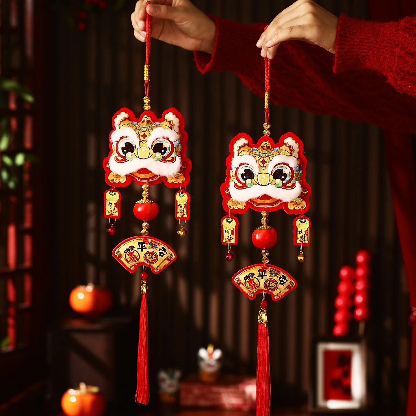 2026 السنة الجديدة الديكور الحصان العام الباب شرابة قلادة مهرجان الربيع الصيني شنقا الديكور Tet شنقا حلية #3